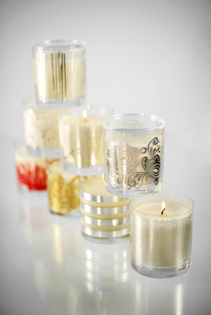 candles, αρωματικά κεριά, κεριά σε γυάλινα βάζα, διακοσμητικά κεριά