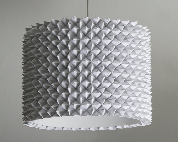 Faceted Drum Shade
