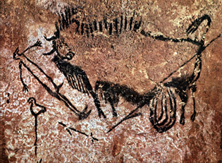 βραχογραφίες, παλαιολιθική εποχή, παλαιολιθική τέχνη, σπήλαιο λασκώ