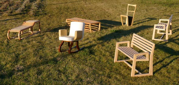 ξύλινα παγκάκια, design παγκάκια, modern benches, wooden benches