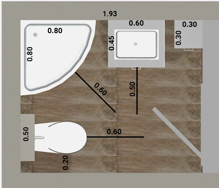 bathroom floor plan