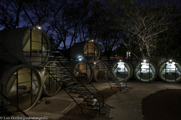 Tubohotel των T3arc στην Tepoztlan, Μεξικό 