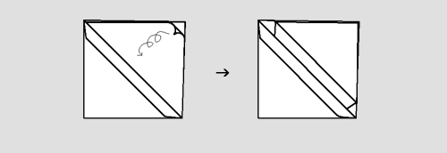 origami χαρτοπετσέτας,