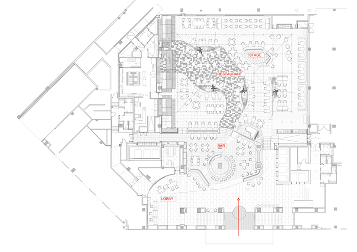 Drawings Simultaneo Hotel Plaza ElEquipoCreativo floor plan