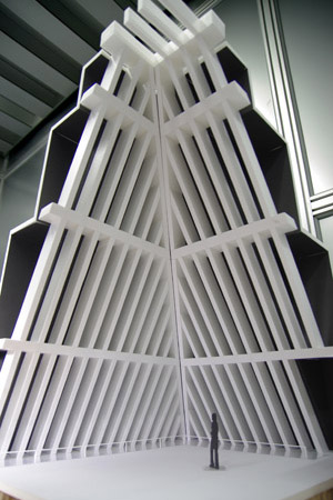 Riken YAMAMOTO arch model, ιαπωνική αρχιτεκτονική Riken YAMAMOTO arch model, ιαπωνική αρχιτεκτονική