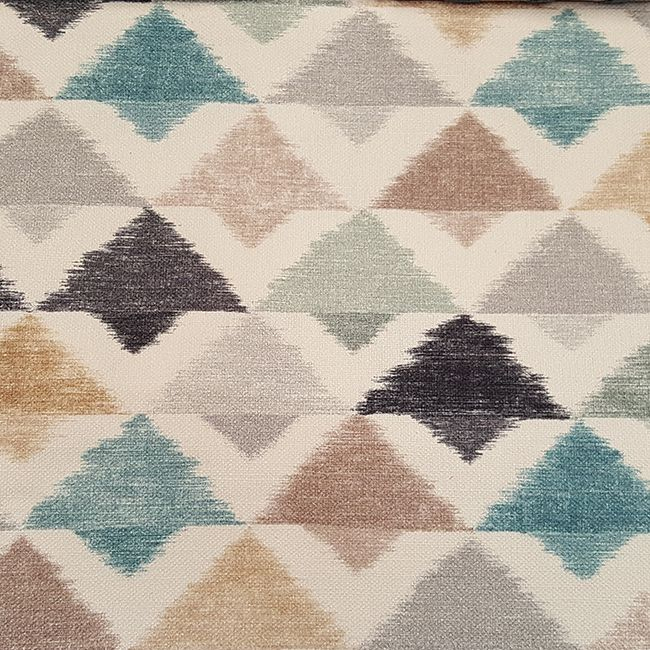 Textile, ikat, triangles