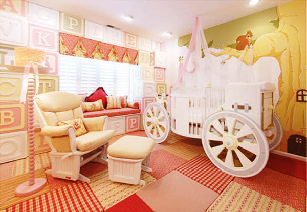 Παιδικό δωμάτιο με θεματική διακόσμηση
