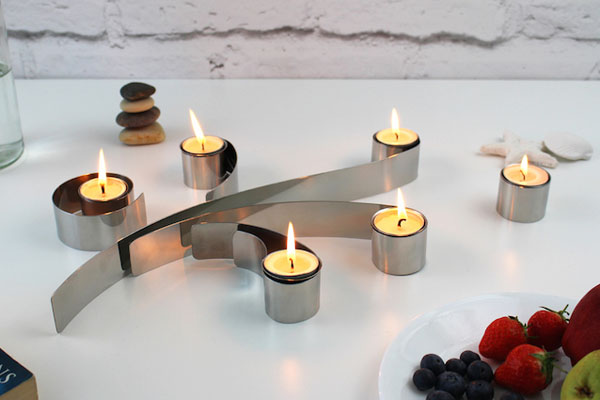 Swirl Tealight Holder 2, βάση για ρεσώ