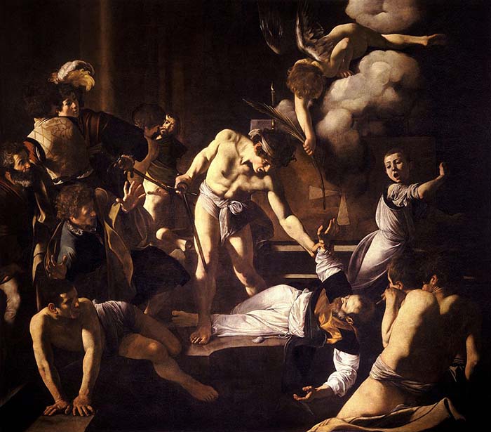 The Martyrdom of Saint Matthew Caravaggio c