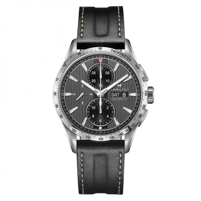 hamilton broadway automatic chronograph black leather strap sku44536 1 6450 700x700