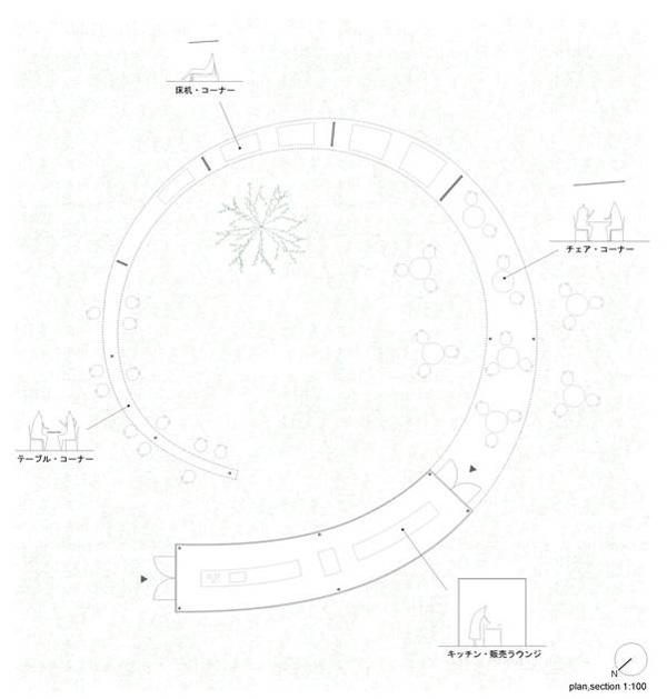 decobook Tea House plan, κάτοψη