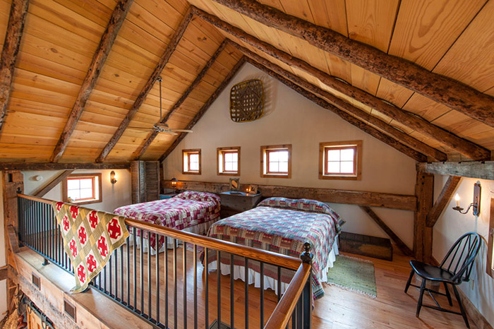 barn conversion bedroom