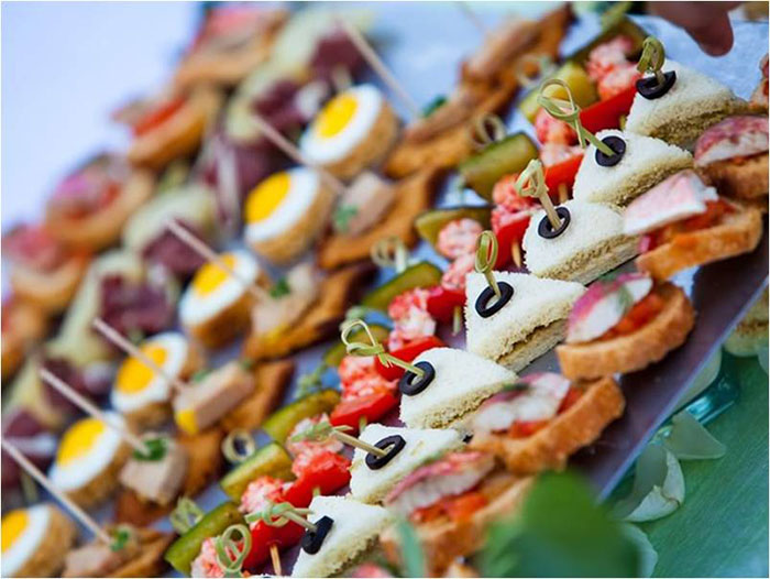 wedding party gastronomy