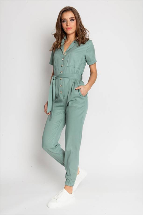 olive green jumpsuit