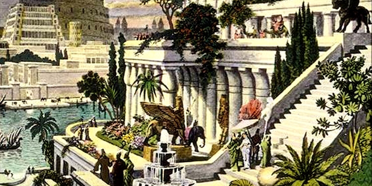 Oι κρεμαστοί κήποι της Βαβυλωνας