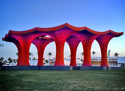 Coachella Pulp Pavilion by Ball-Nogues Studio, California*