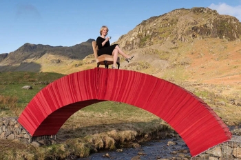 Paper Bridge by  Steve Messam, Lake District of North West England